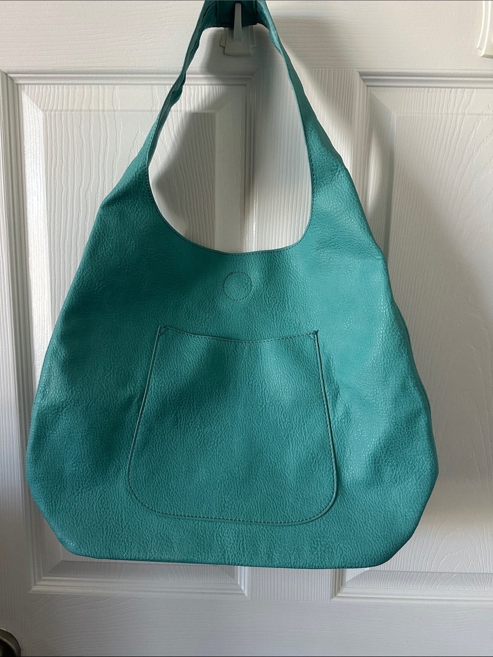 Teal Hobo Tote - Unbranded